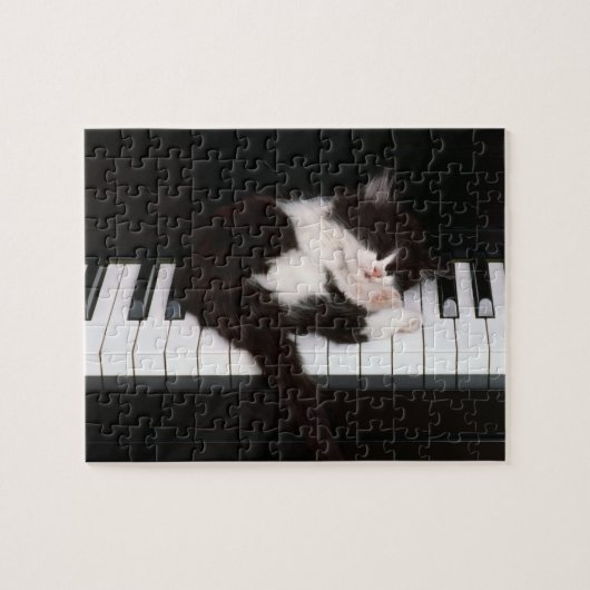 Puzzle de chaton de piano (Horizontal)