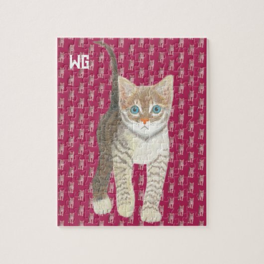Puzzle de chaton tigré (Vertical)