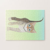 Puzzle de chaton tigré 11x14 (Horizontal)