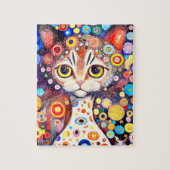 Puzzle de chaton unique coloré (Vertical)