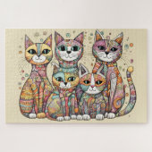 puzzle de chats apaisants (Horizontal)