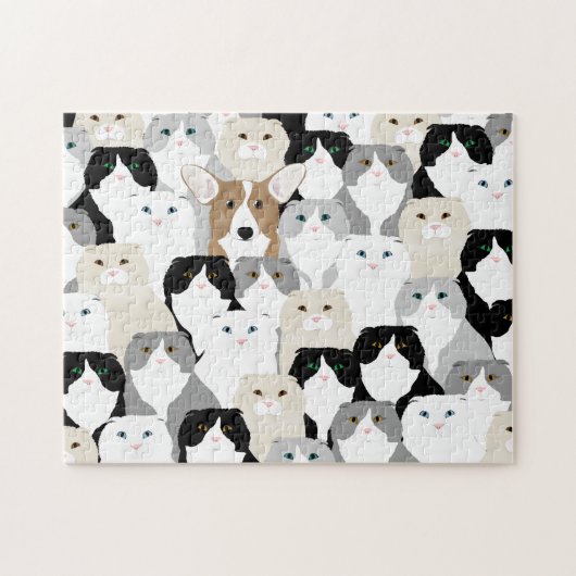 Puzzle de chats et de chiens (Horizontal)