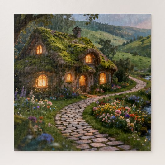 Puzzle de chemin de cottage cosy (Vertical)