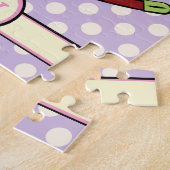 Puzzle de cheval à bascule Delightful Hearts (Côté)