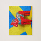 Puzzle de cheval de la Suède Dala (Vertical)