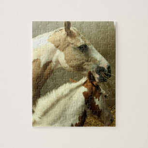 Puzzle de cheval d'événement gris