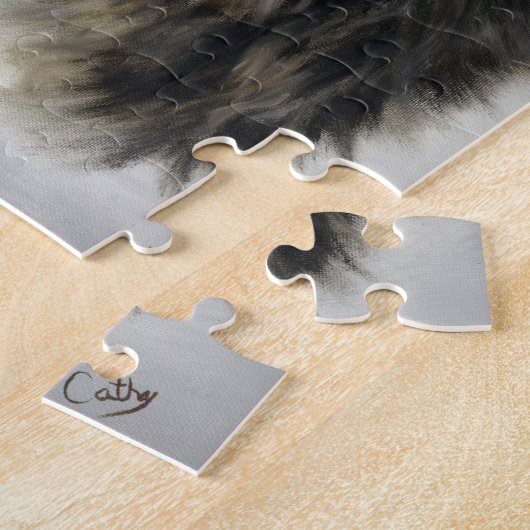 Puzzle de cheval et de chien (Côté)