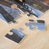 Puzzle de chevaux d'hiver (Côté)