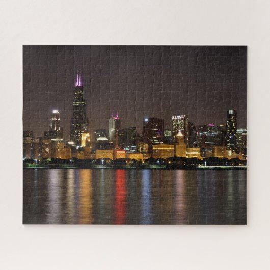 Puzzle de Chicago Skyline (Horizontal)