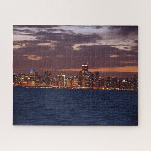 Puzzle de Chicago Skyline (Horizontal)