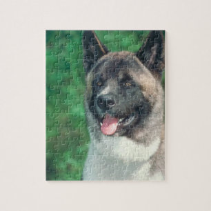 Puzzle de chien d'Akita
