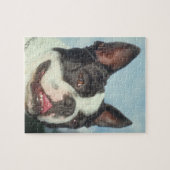 Puzzle de chien de Boston Terrier (Horizontal)