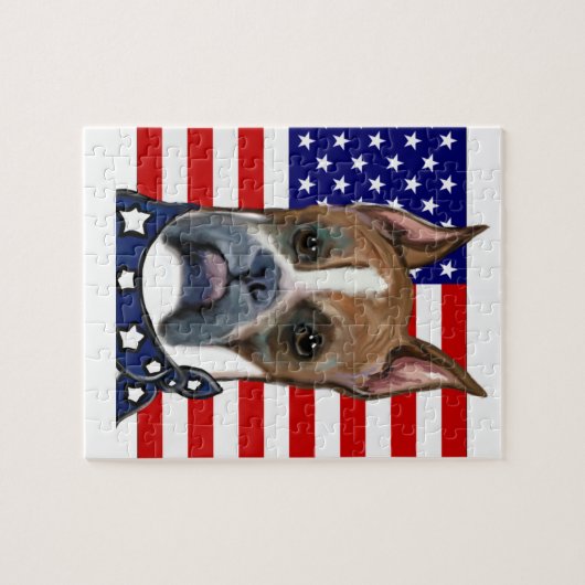 Puzzle de Chien de Boxe (Horizontal)