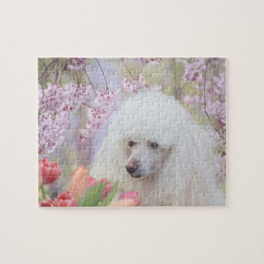 Puzzle de chien de caniche (Horizontal)