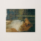 Puzzle de chien de colley (Horizontal)