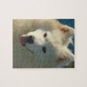 Puzzle de chien de Samoyed (Horizontal)