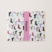 Puzzle de chien de teckel (Horizontal)