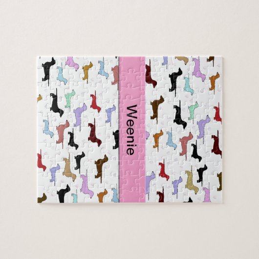 Puzzle de chien de teckel (Horizontal)