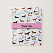 Puzzle de chien de teckel (Vertical)