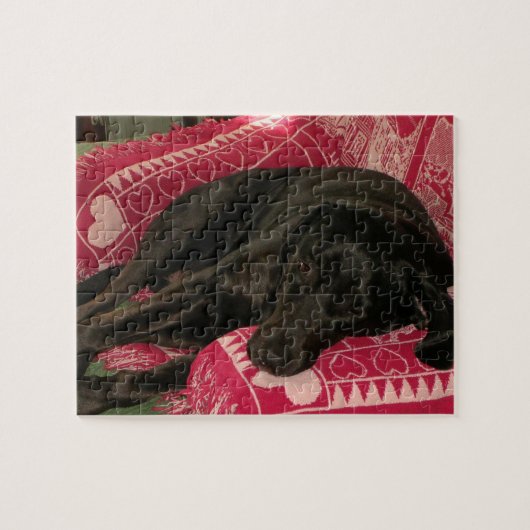 Puzzle de chien endormi (Horizontal)