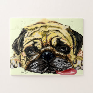 Puzzle de chien Pug