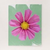 Puzzle de chimie des fleurs de Cosmos rose (Vertical)