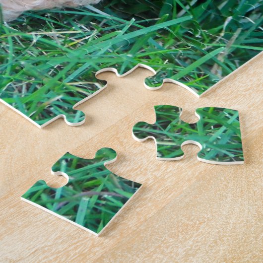Puzzle de chiot de Goldendoodle (Côté)