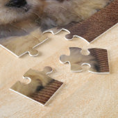 Puzzle de chiot de Goldendoodle (Côté)