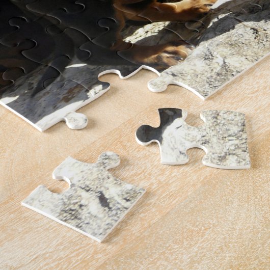 Puzzle de chiot de karma de teckels d'Eridox (Côté)