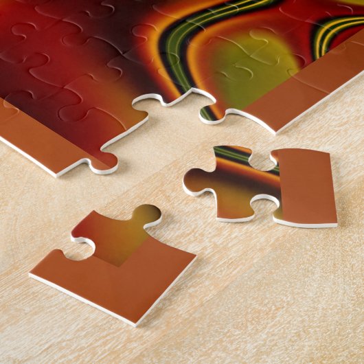 Puzzle de chocolat fondu (Côté)