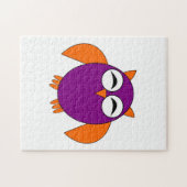 Puzzle de chouette d'Halloween (Horizontal)