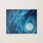 Puzzle de ciel nuageux au clair de lune (Horizontal)