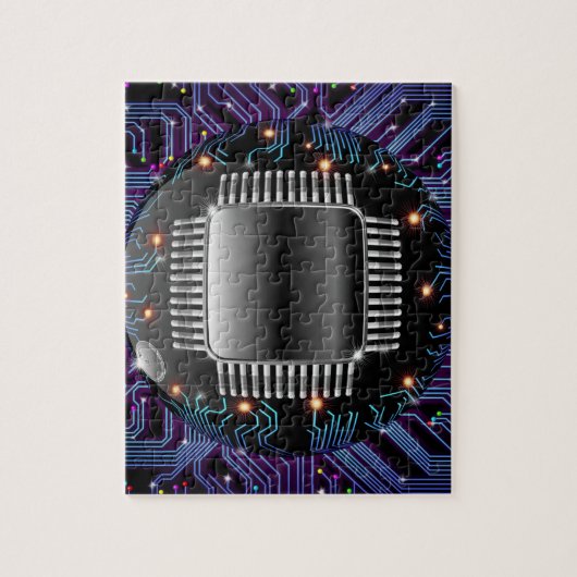 Puzzle de circuits de carte mère électronique (Vertical)