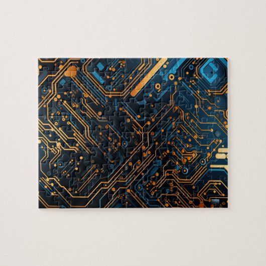 Puzzle de circuits électroniques (Horizontal)