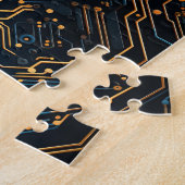 Puzzle de circuits électroniques (Côté)