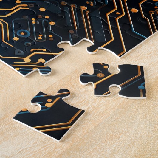Puzzle de circuits électroniques (Côté)