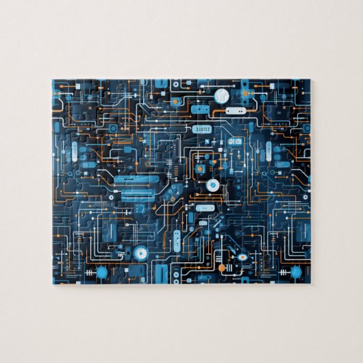 Puzzle de circuits électroniques (Horizontal)