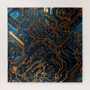 Puzzle de circuits électroniques