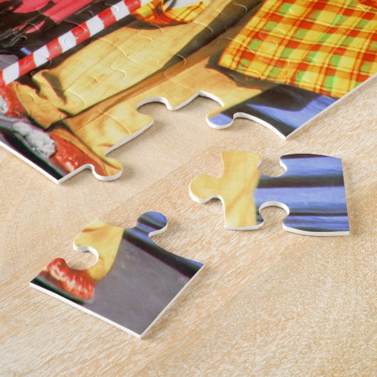 Puzzle de cirque vintage (Côté)