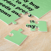 Puzzle de citation de coccinelle (Côté)