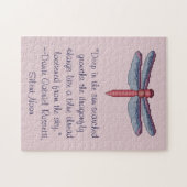 Puzzle de citation de libellule de Dante Gabriel (Horizontal)