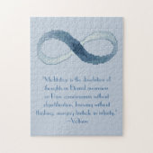 Puzzle de citation de méditation de Voltaire (Vertical)