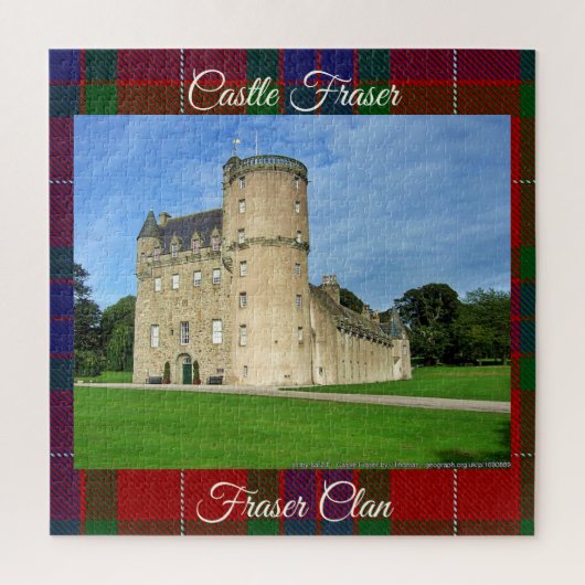 Puzzle de clan du château écossais Fraser (Vertical)