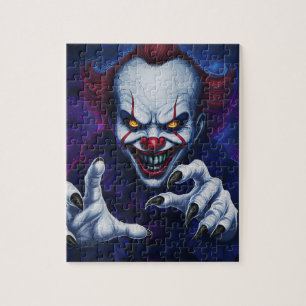 Puzzle de clown effrayant