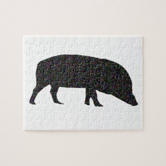 Puzzle de cochon (Horizontal)