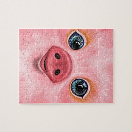 Puzzle de cochon mignon (Horizontal)