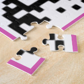 Puzzle de code QR personnalisé Exemple Votre cadea (Côté)