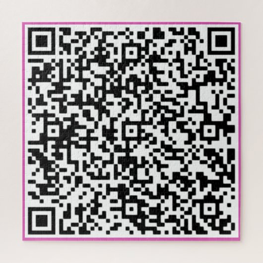 Puzzle de code QR personnalisé Exemple Votre cadea (Vertical)