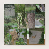 Puzzle de collage : Cerf en jachère (Vertical)