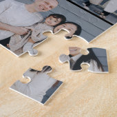 Puzzle de collage de photos couleur modifiable de (Côté)